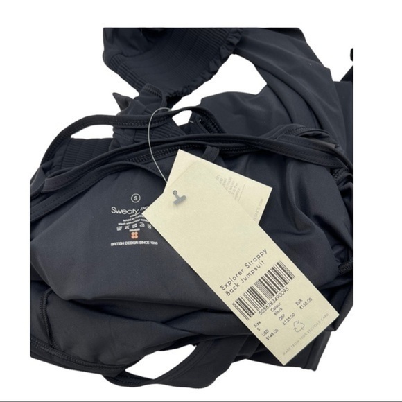 Sweaty Betty Explorer Beautify Strappy Back Black Yoga Workout Jumpsuit Summer - Picture 11 of 14